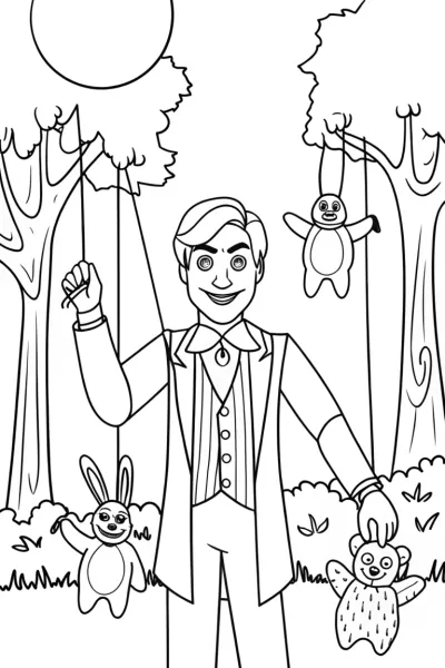 Venom’s shadow puppet theater