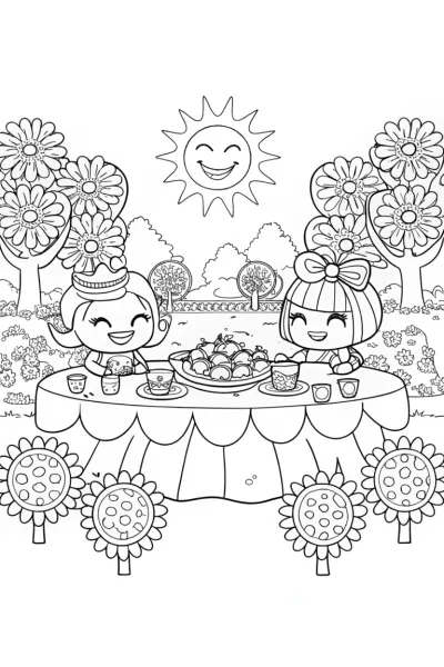 Shopkins Tea Party with Sweet Treats and Sunny Smiles