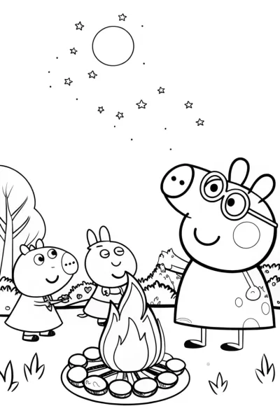 Peppa Pig campfire stories