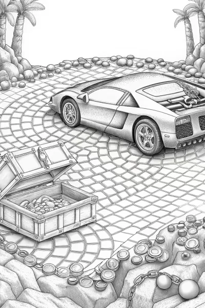 Lamborghini treasure hunt