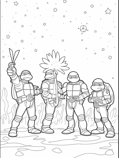 TMNT cosmic garden explorers