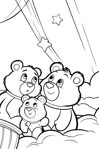 Care Bears stargazing adventure