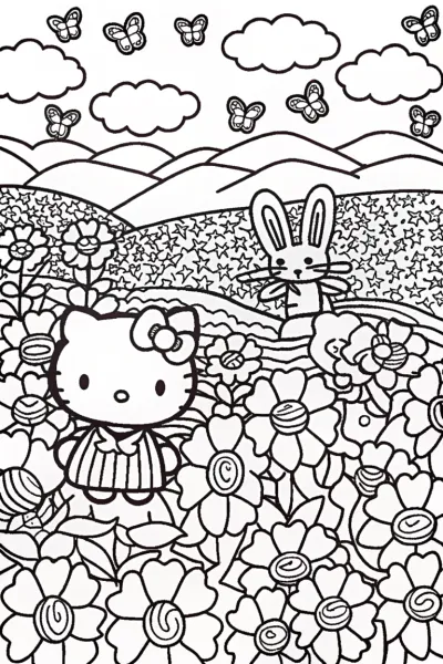 Hello Kitty’s Magical Adventure in the Flower Garden