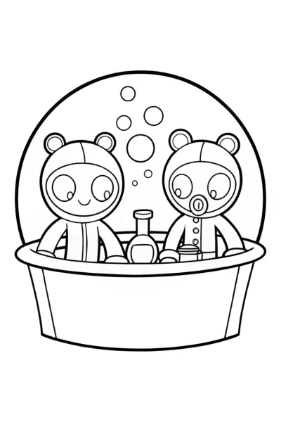 Octonauts bubble lab experiment