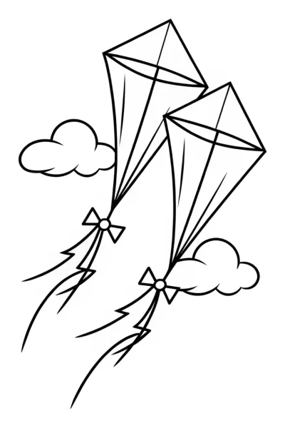 Lightning bolt kites racing