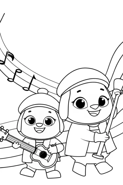 Squishmallows on a musical adventure