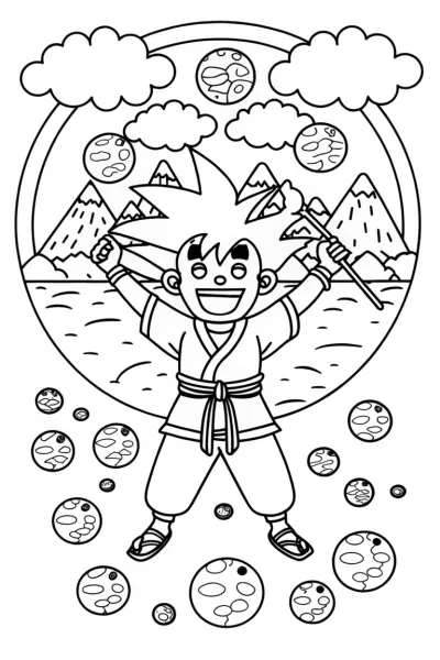 Goku’s Joyful Training Adventure
