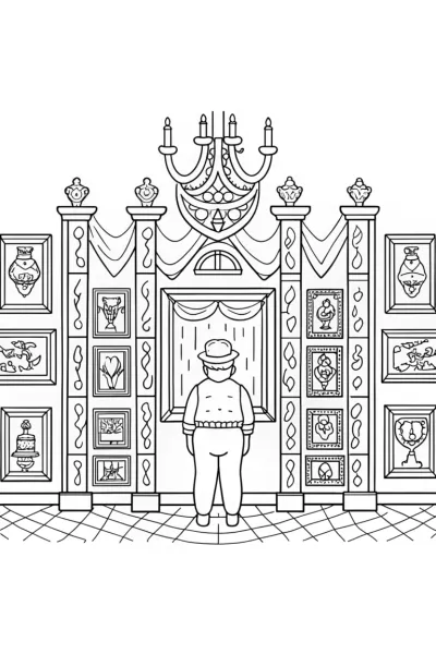 Bowser’s art gallery scene