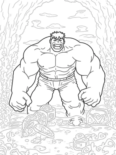 Hulk underwater treasure hunt