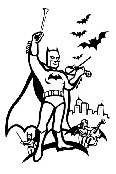 Batman Conducts the Symphony of Gotham