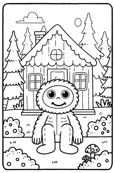 Huggy Wuggy’s Cozy Cottage Coloring Adventure
