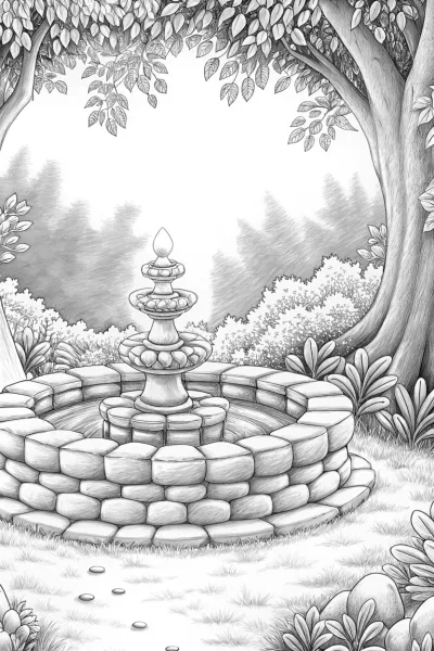 Gardevoir creating nature sculptures