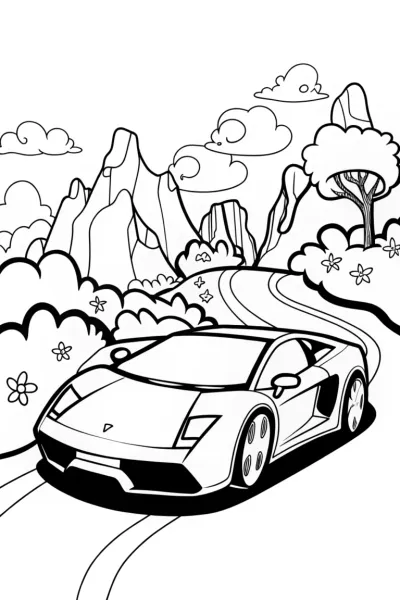 Lamborghini Adventure in the Enchanted Mountains