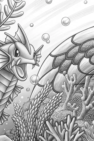 Gyarados at the underwater festival