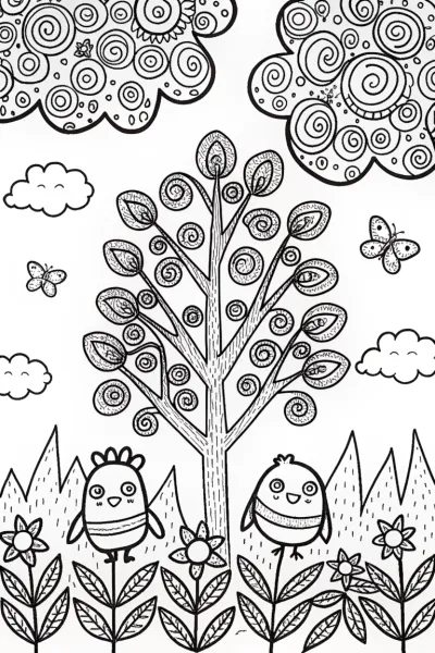 The Enchanted Garden of Banban’s Colorful Friends