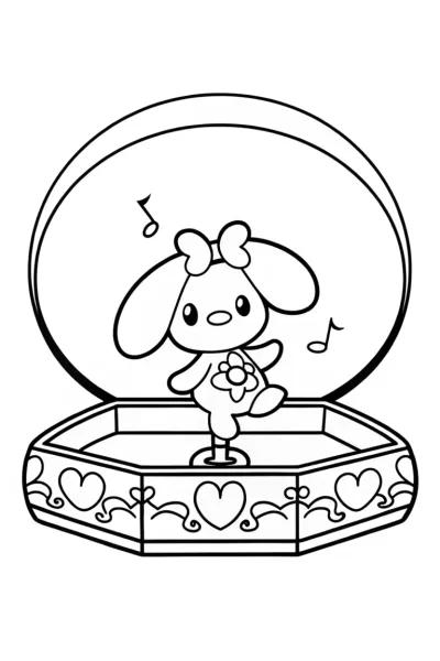 My Melody in a music box