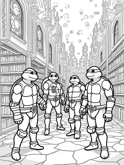 Teenage Mutant Ninja Turtles library
