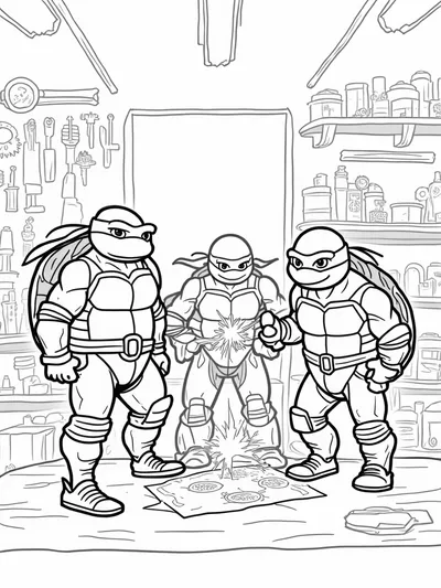 Teenage Mutant Ninja Turtles workshop