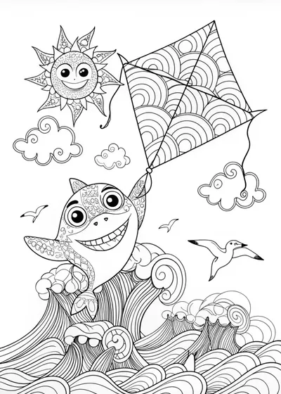 Flying Shark Kite Adventure