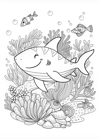 Shark Adventures in the Ocean