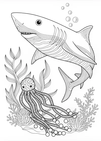 Oceanic Adventure with Shark