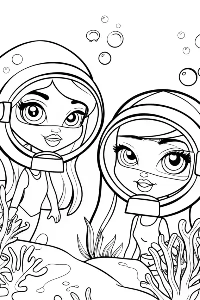 Bratz dolls underwater adventure
