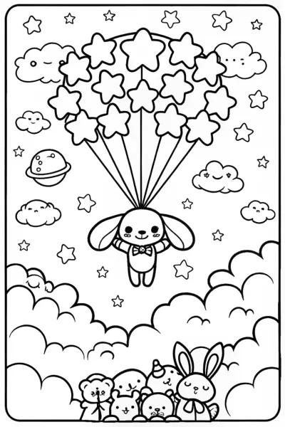 Cinnamoroll’s Magical Balloon Ride Through the Stars