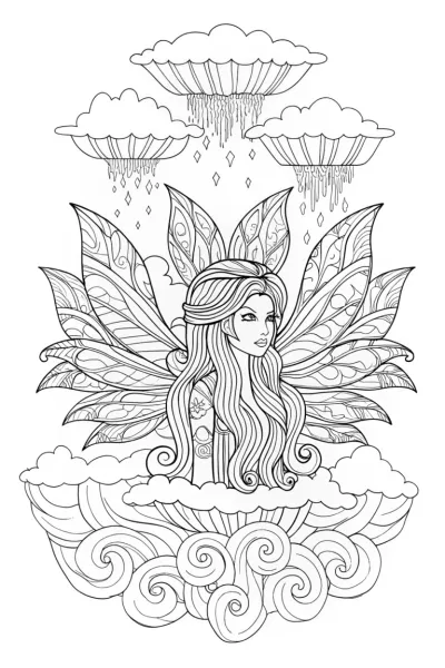 The Harmony of Elements Coloring Page