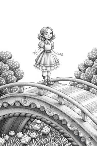 Cupcake Chic on a rainbow bridge