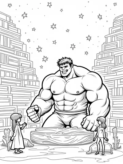 Hulk as a cosmic librarian