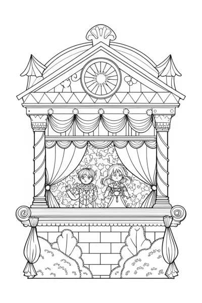 Mirabel’s shadow puppet show