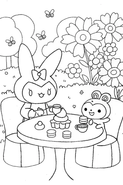 Kuromi’s Enchanted Tea Party Adventure