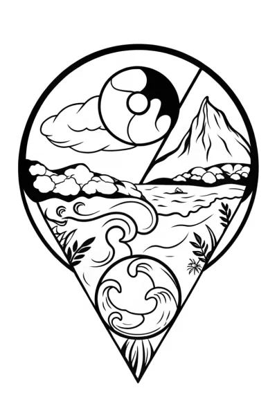 Legendary Pokémon Elemental Coloring Page