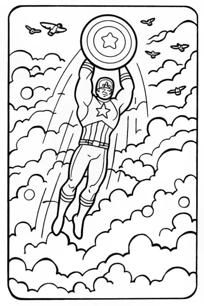 Captain America’s Soaring Triumph