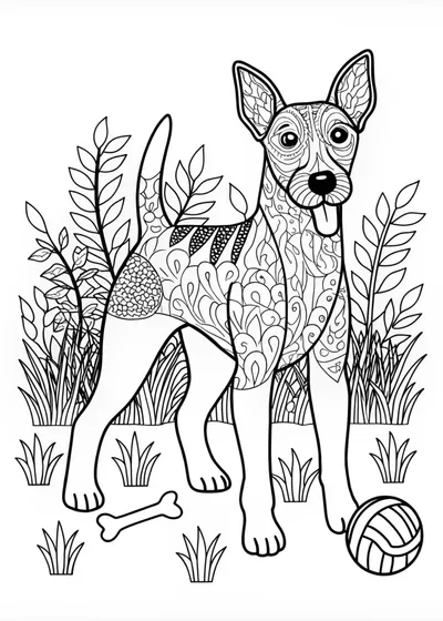 Scottish Terrier Coloring Fun