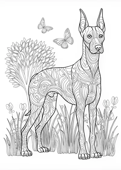 Detailed Rhodesian Ridgeback