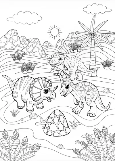 Dino Adventures in the Desert