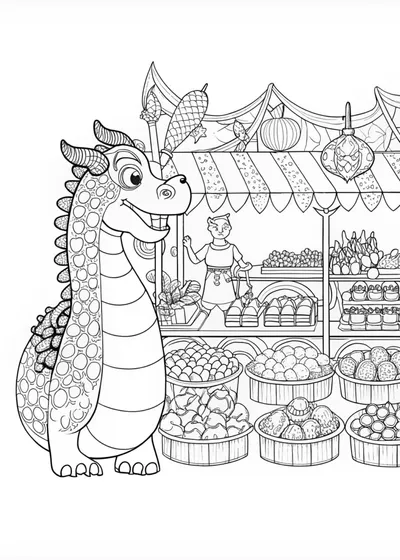 Dragon’s Delight at the Market