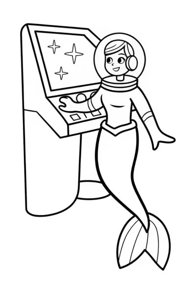 Little Mermaid starship navigator