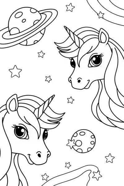 Unicorns in space