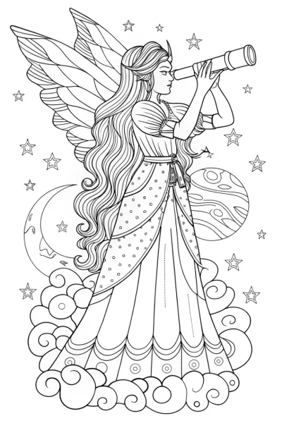 Celestia the fairy astronomer