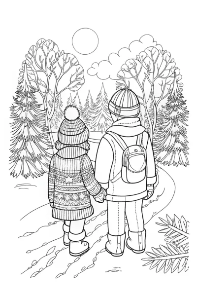 Steve and Alex winter adventure