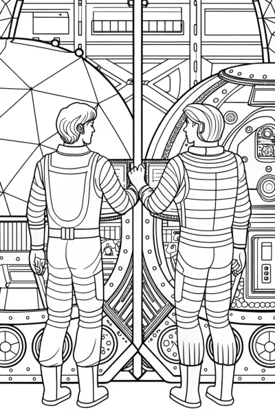 Anime astronomers building a starship