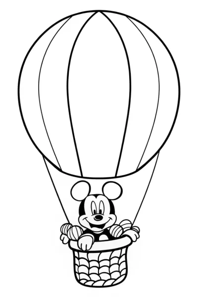 Mickey Mouse hot air balloon