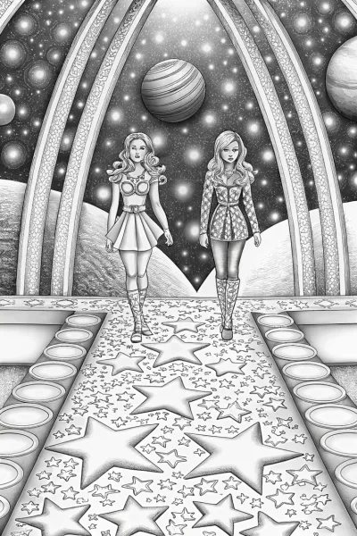 Barbie’s galactic fashion show