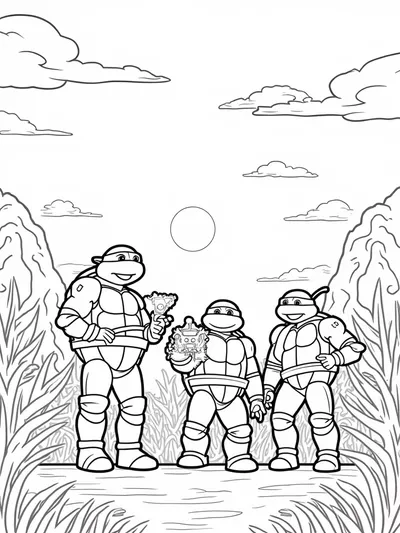 Teenage Mutant Ninja Turtles treasure hunt