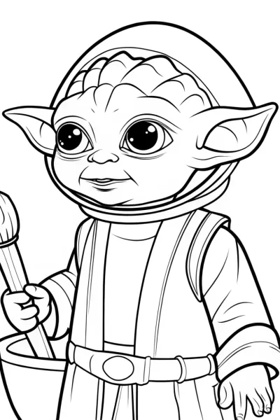 Baby Yoda’s cosmic costume party