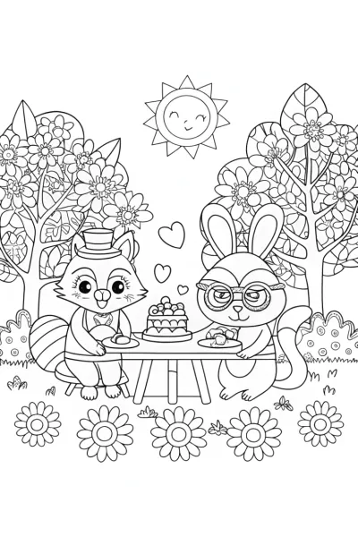 The Quirky Tea Party of the Woodland Friends