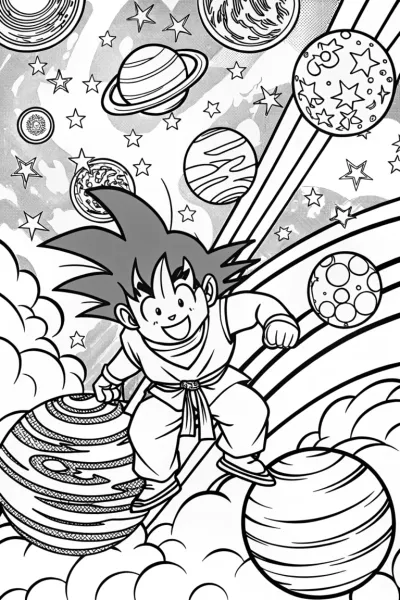 Goku’s Cosmic Adventure: Explore the Universe!