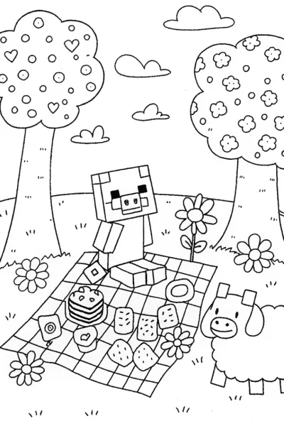 Creeper’s Garden Party with Friends and Treats